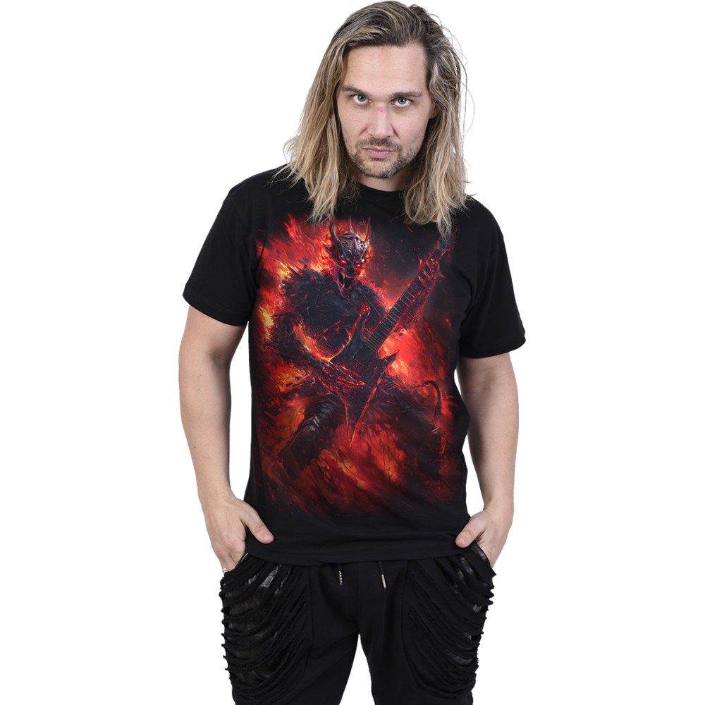 Spiral - Riff Burner T-shirt Homme - Noir